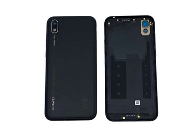 Carcasa Trasera Tapa Batería Huawei Y5 2019 (AMN-LX9) Negro Piel