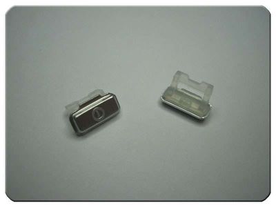 Botón de Encendido Nokia E72 Plata