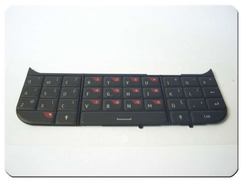Teclado QWERTY Nokia 6760 Slide Negro / Rojo