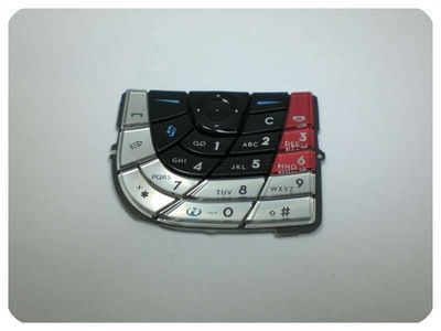 Teclado Nokia 7610 Negro/Rojo