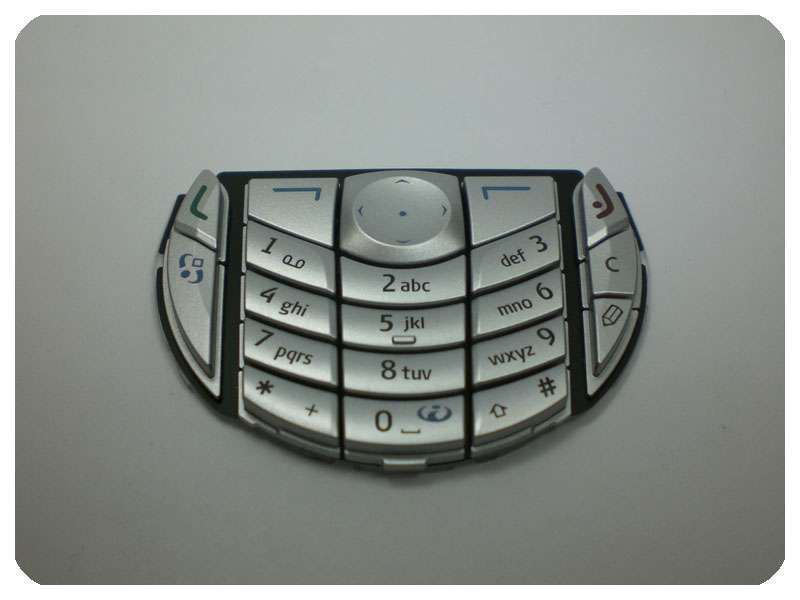 Teclado Nokia 6630 Plata