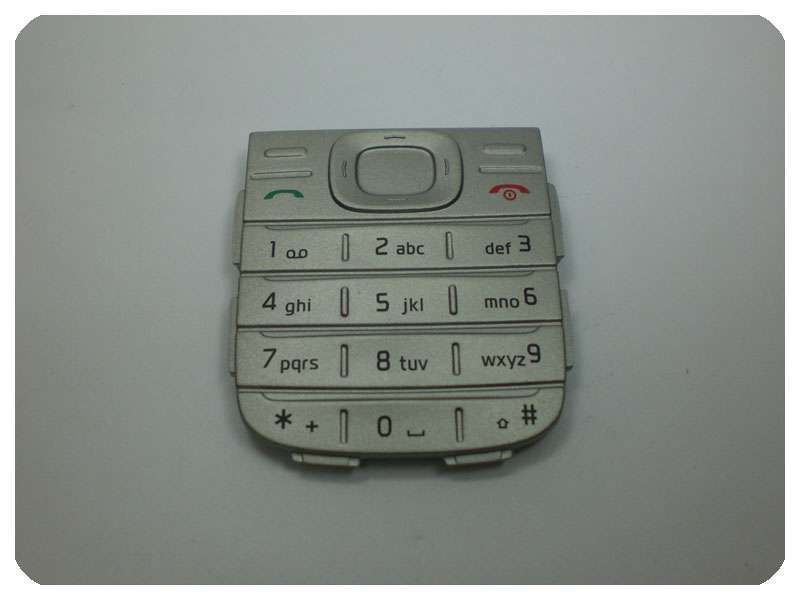 Teclado Nokia 1200, 1208 Plata