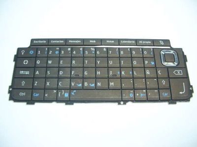 Teclado QWERTY Nokia E90 Marrón