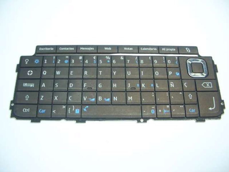 Teclado QWERTY Nokia E90 Marrón