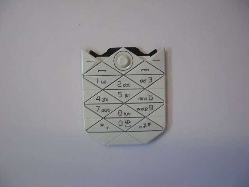 Teclado Nokia 7500 Prisma Blanco