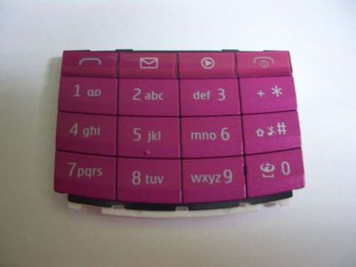 Teclado Nokia X3-02 Rosa