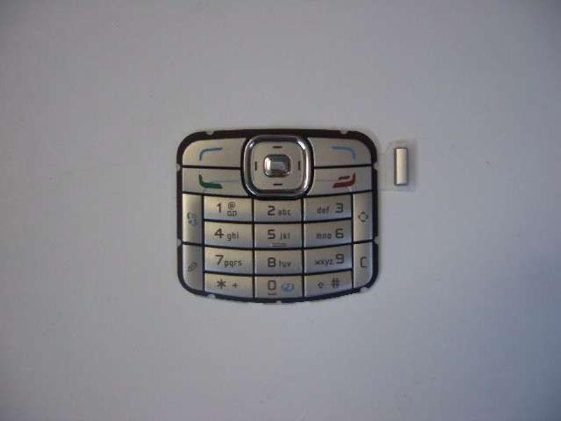 Teclado Nokia N70 Plata