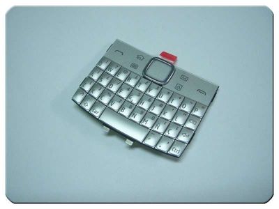 Teclado QWERTY Nokia E6-00 Plata