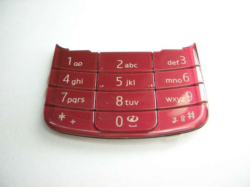Teclado Numérico Nokia 6210 Navigator Rojo