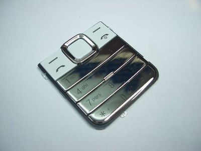 Teclado Nokia 7310 Supernova Blanco Plata