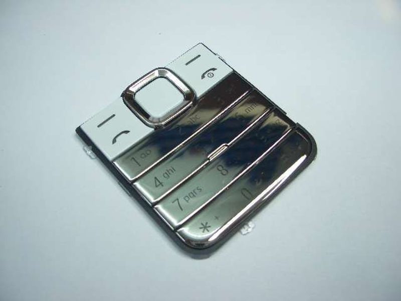 Teclado Nokia 7310 Supernova Blanco Plata