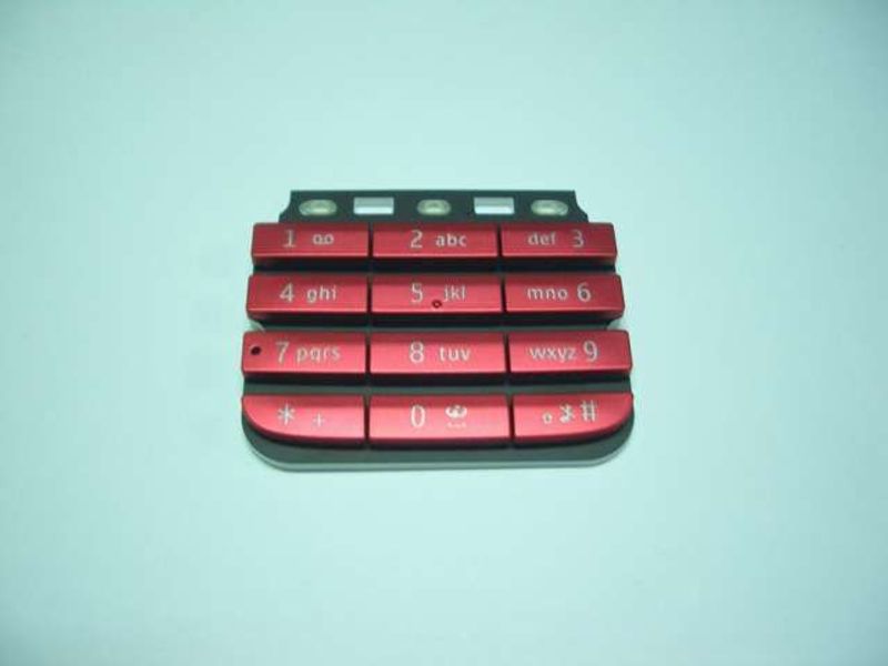 Teclado Nokia Asha 300 Rojo