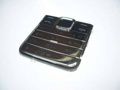 Teclado Nokia 7310 Supernova Negro Plata