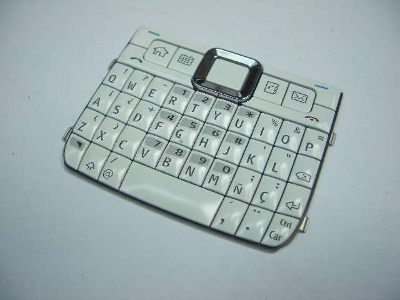 Teclado Nokia E71 Blanco