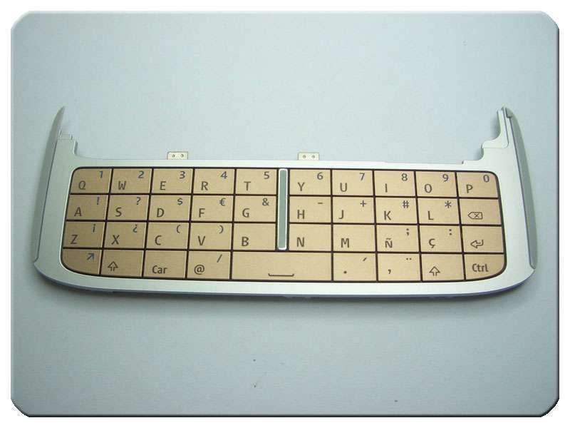 Teclado QWERTY Nokia E75 Amarillo