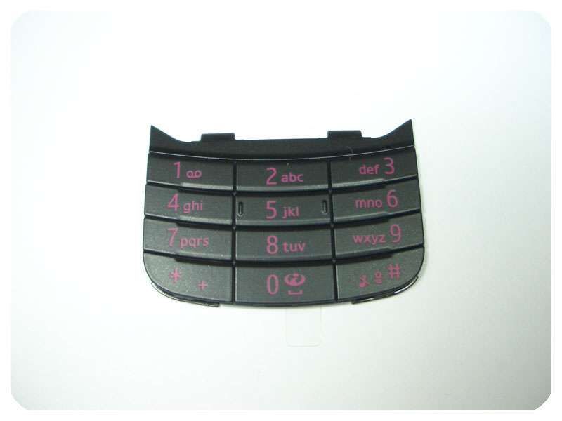 Teclado Numerico Nokia 6600 Slide Negro / Rosa