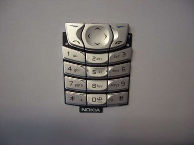 Teclado Nokia 6610i Plata
