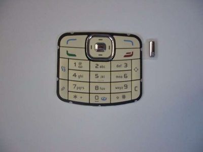 Teclado Nokia N70 Marfil