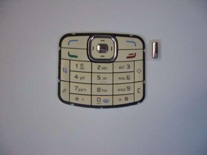 Teclado Nokia N70 Marfil