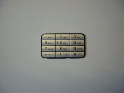 Teclado Numérico Nokia 3250 Plata