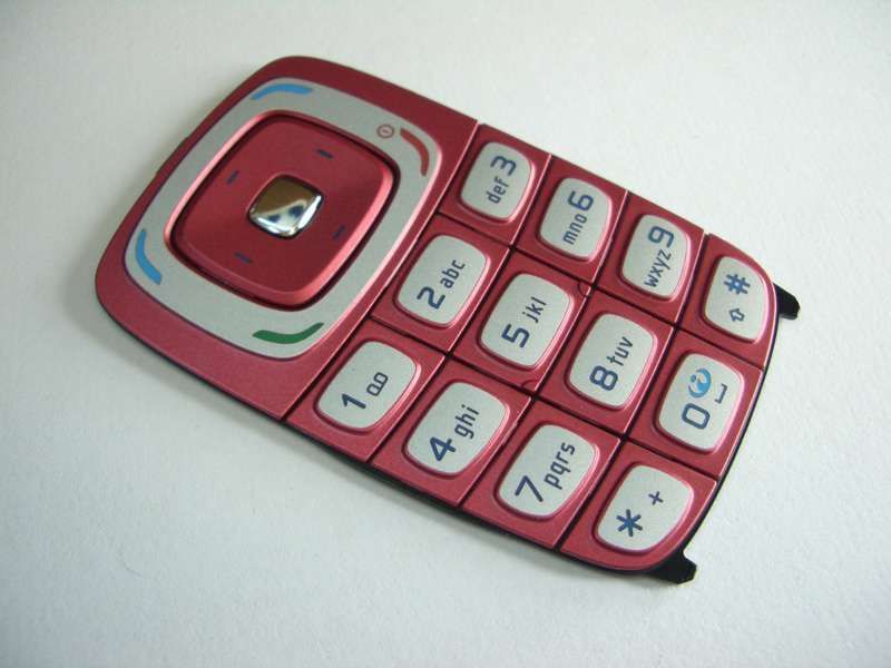 Teclado Nokia 6103 Rojo