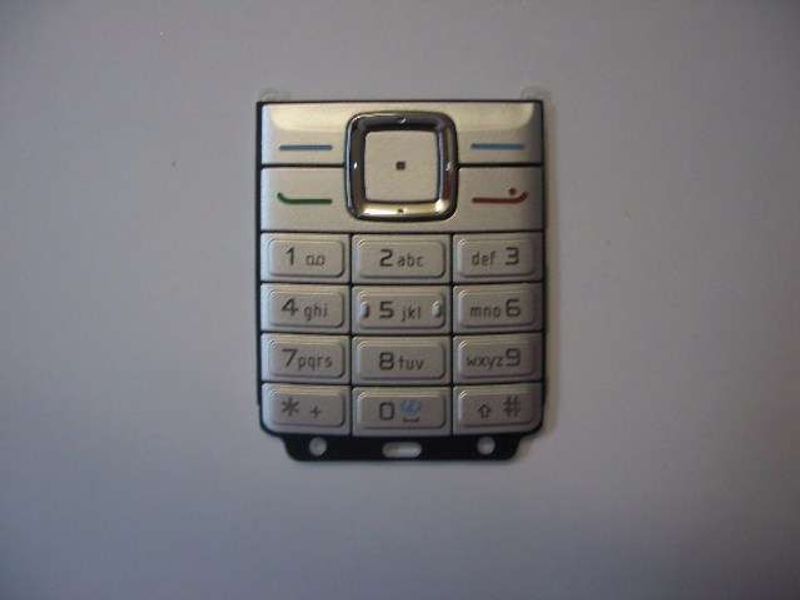 Teclado Numérico Nokia 6070 Plata