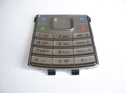 Teclado Nokia 6500c Classic Plata
