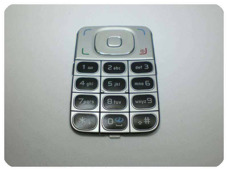Teclado Nokia 6125 Plata