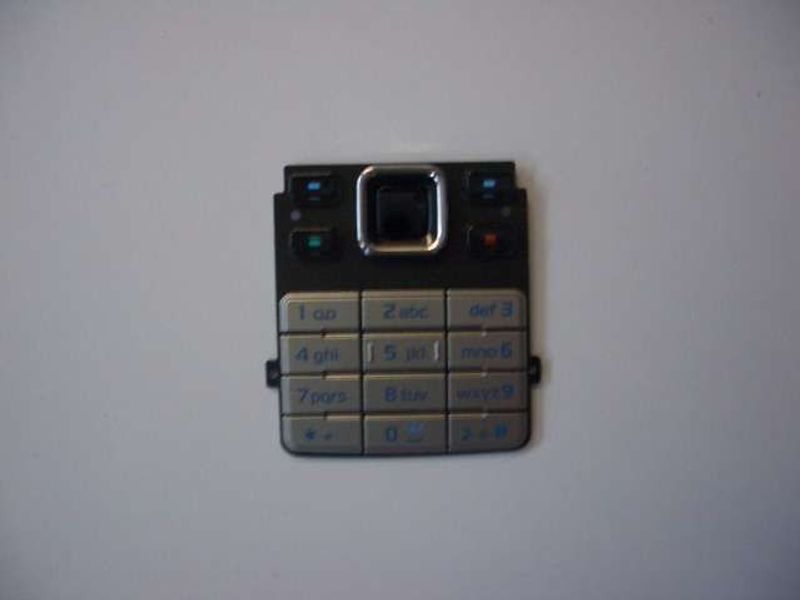 Teclado Nokia 6300 Plata / Negro