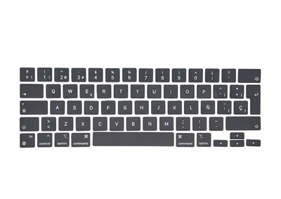 Juego de Teclas (Teclado Español) sin Clips Apple Macbook A2141, A2289, A2251