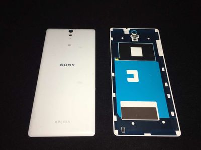 Tapa Batería Original con Pegatina doble Cara Sony Xperia C5 Ultrra Ultra E5506, E5553 y C5 Ultra Dual E5533, E5563 Blanca
