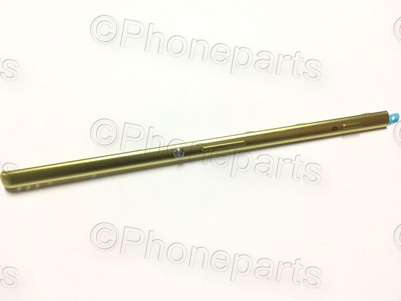Embellecedor Lateral Derecho (Botones) Sony Xperia XA Ultra F3211, F3213, F3215 y XA Ultra Dual F3212, F3216 Dorado Lima