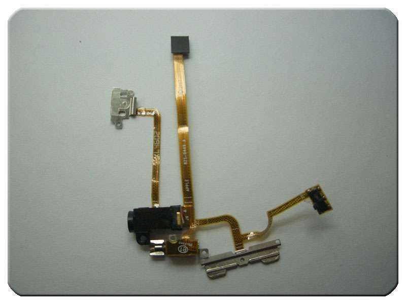 Cable Flex con Botón de Encendido y Cone. Audio Apple iPhone 2G HIGH