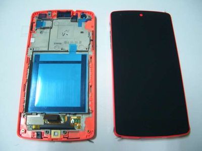 Pantalla Completa LG D820 D821 Google Nexus 5 con Marco Naranja 100% O