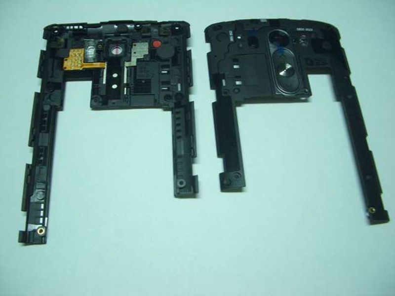 Carcasa Centra LG G3 D855 Negra con Flex Botón encendido y Volumen Antena