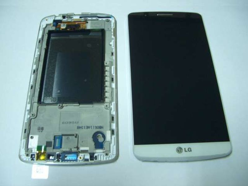 Display LCD Digitalizador Pantalla Táctil con Marco LG G3 D855 Blanco Original