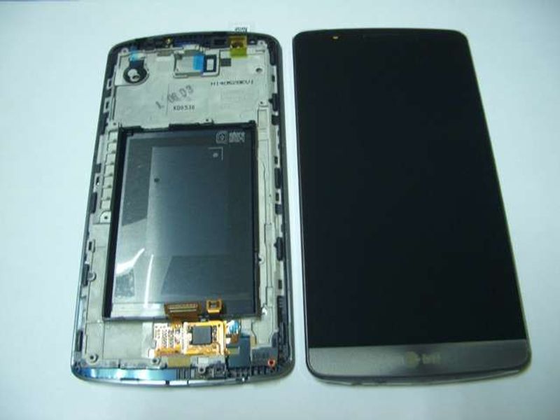 Display LCD Digitalizador Pantalla Táctil con Marco LG G3 D855 Negro Original