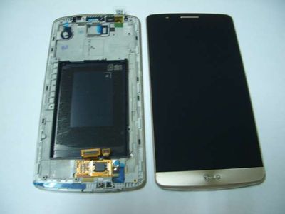 Display LCD Digitalizador Pantalla Táctil con Marco LG G3 D855 Dorado Original