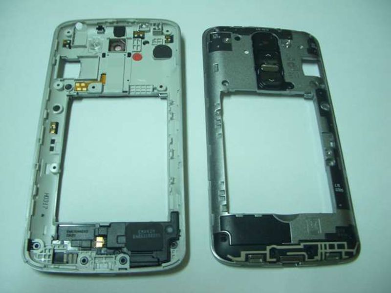 Chasis Carcasa LG D620 G2 Mini Gris + Modulo Buzzer + Botón Encendido Volumen