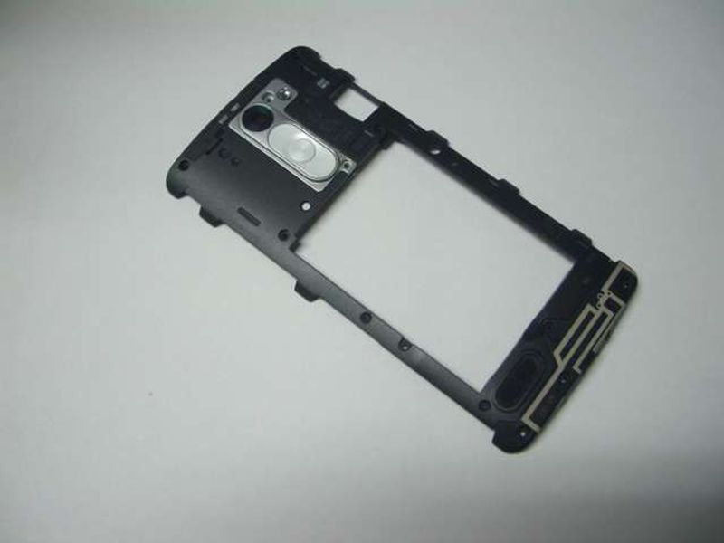 Carcasa Intermedia LG D331 L Bello con Botón Encendido Blanco