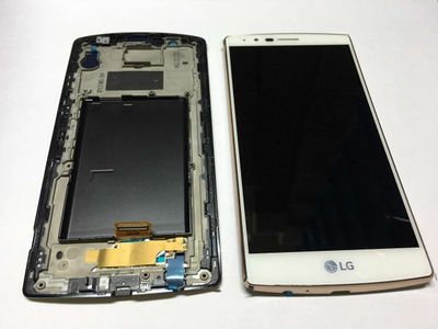 Pantalla Completa LG G4 H815, G4 Dual H818 Blanco / Dorado