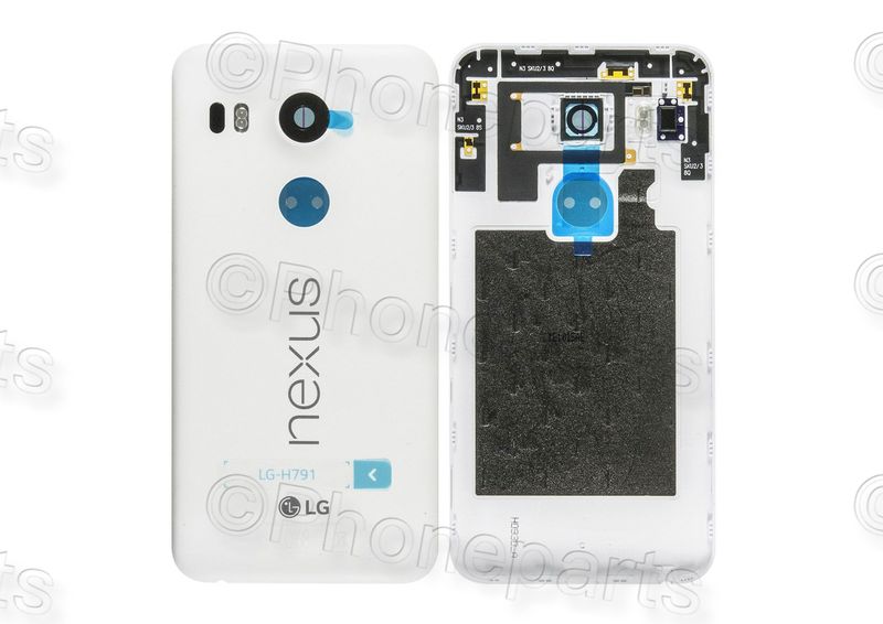 Tapa Batería LG H791 Google Nexus 5X (2015) Blanca
