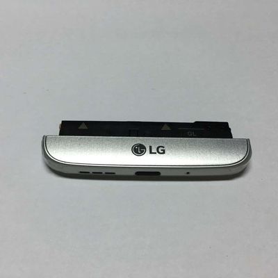 Carcasa Inferior Modulo Antena con Buzzer LG G5 H850 Plata + Conector Carga USB-C + Micro
