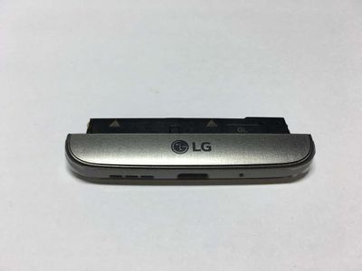 Carcasa Inferior Modulo Antena con Buzzer LG G5 H850 Titanio Gris Oscuro + Conector Carga USB-C + Micro