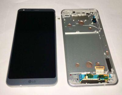 Pantalla Completa compatible LG G6 H870 Ice Platinum con Marco
