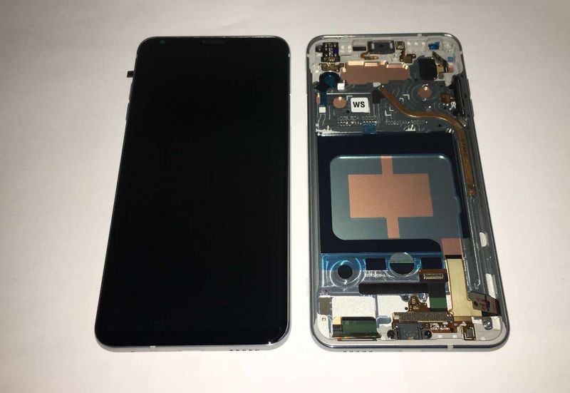 Pantalla Completa LG V30 H930 Negro Plata