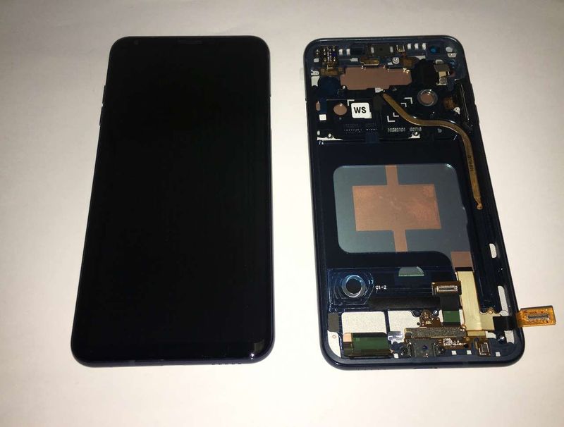 Pantalla Completa LG V30 H930 Negro Azul