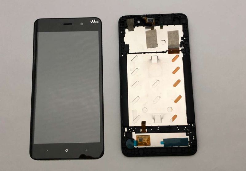 Pantalla Completa Wiko Lenny4 PLUS Negro con Marco