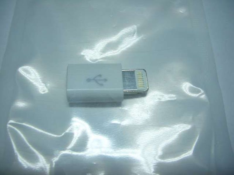 Adaptador Lighting Apple Iphone5 5S 5C para Micro USB Samsung Sony HTC BlackBerr