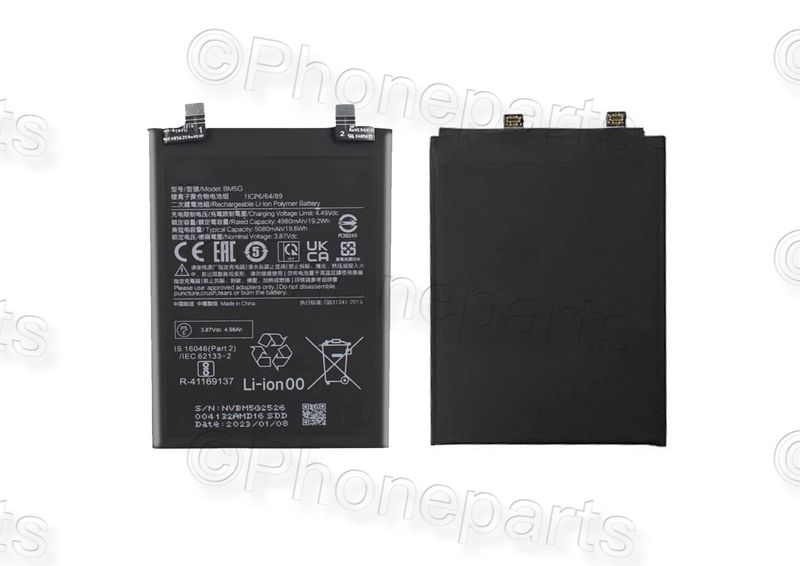 Batería Compatible BM5G Xiaomi Redmi Note 11T Pro 5G, Poco X4 GT 5G